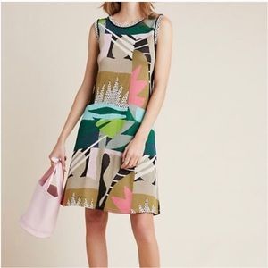 Aldomartins Anthropologie Tropical Knitted Dress
